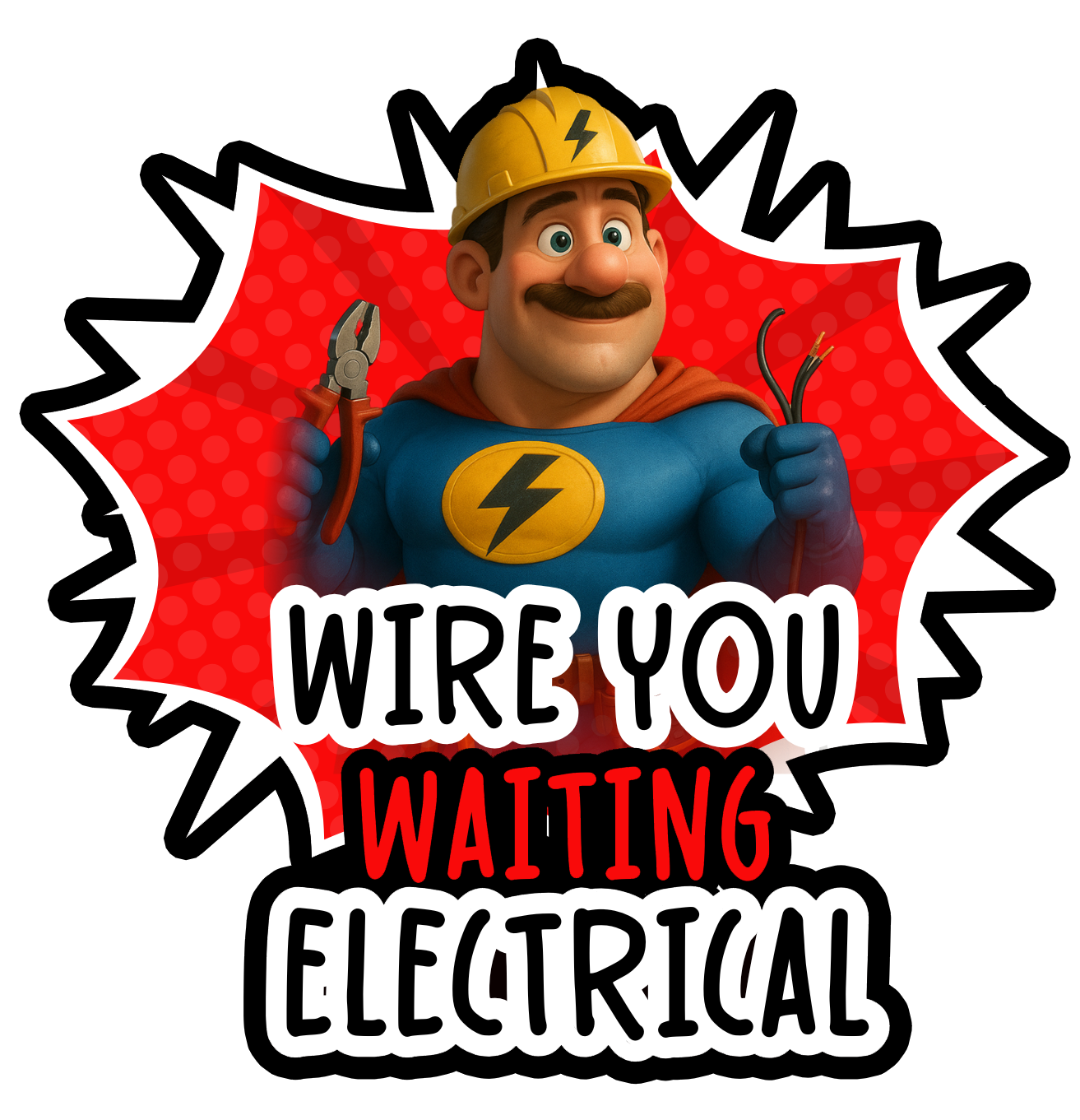 Wire You Waiting Electrical Logo